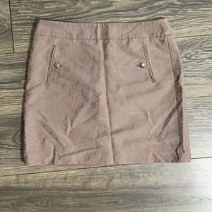 Loft rose pink floral skirt